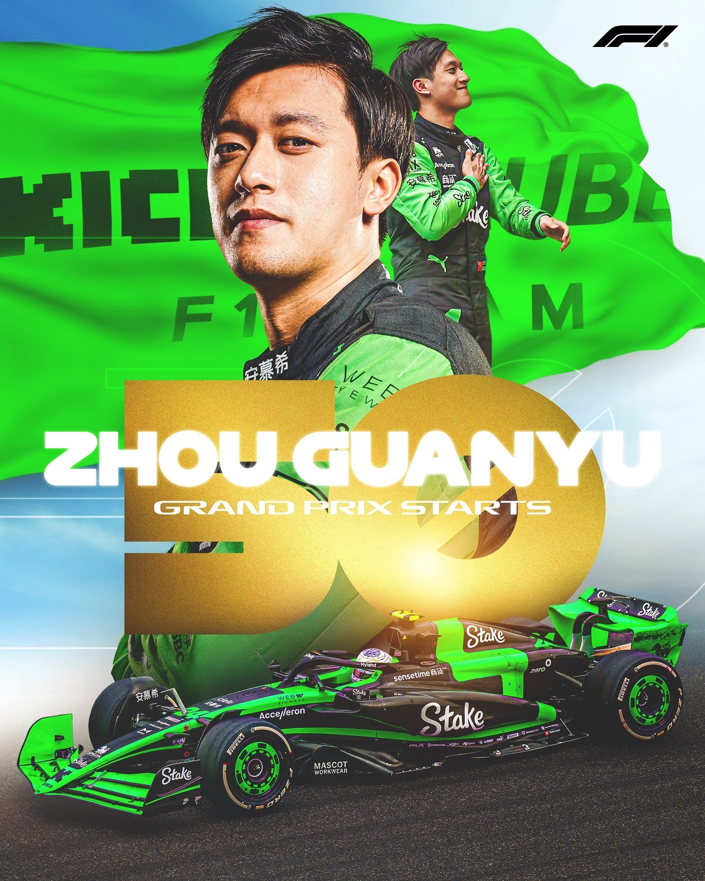 包含索伯车队横扫红牛二队，周冠宇统治全场的词条