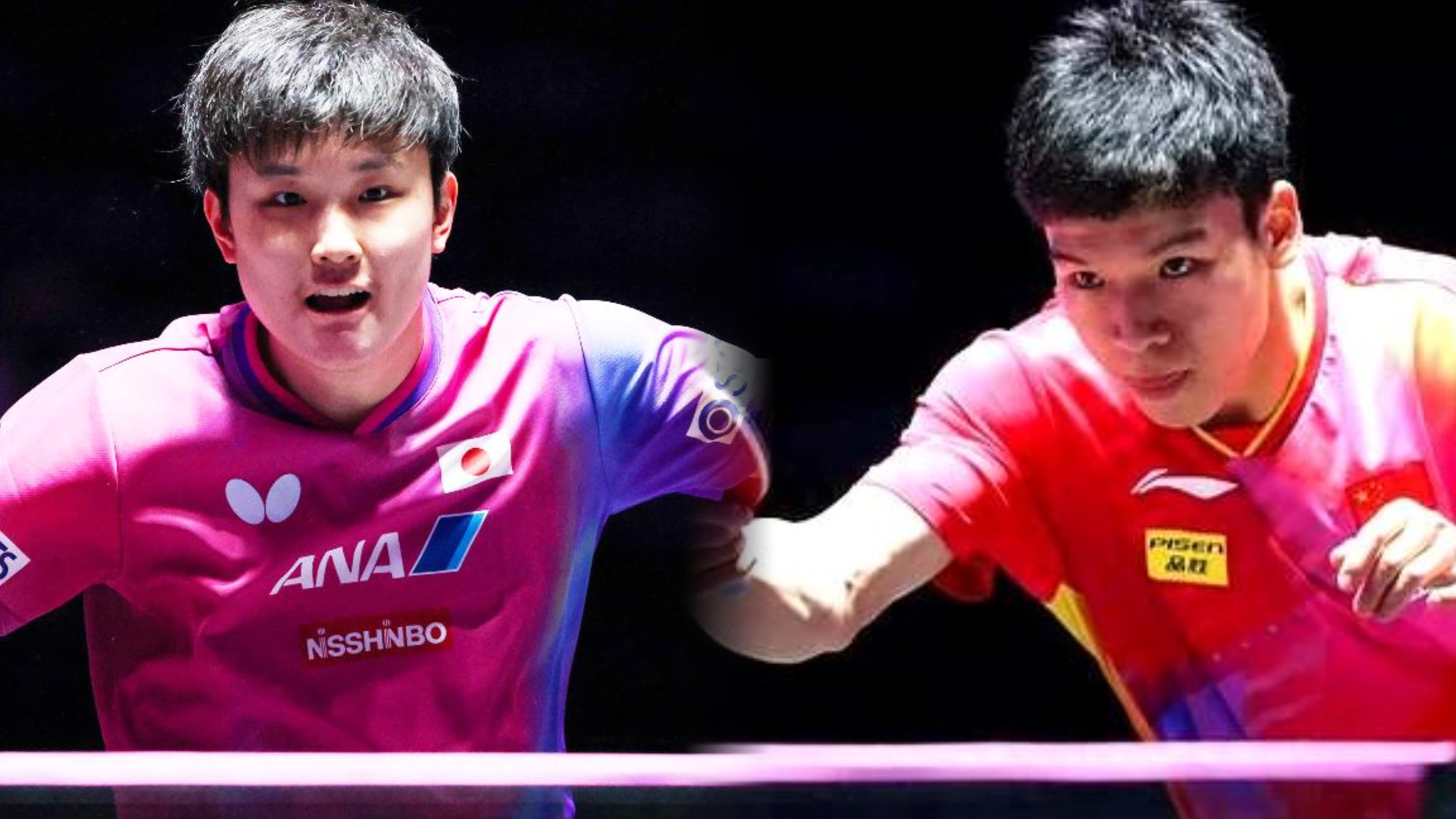 包含英国乒乓球队爆冷德国乒乓球队，张本智和送出助攻的词条